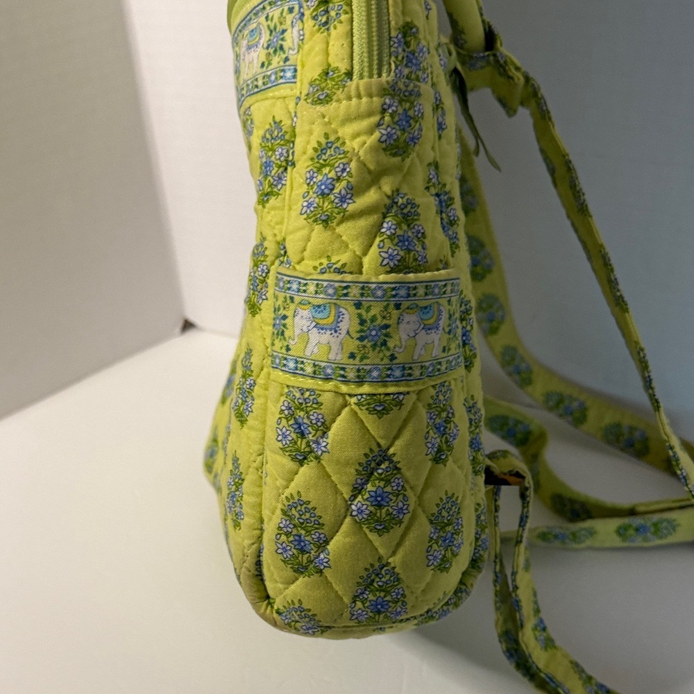Vera Bradley Retired Citrus Elephant yellow/blue Backpack - Picture 6 of 16